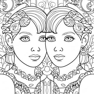 Szines Ikrek Szinezo 124589-58731