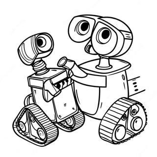 Wall E Es Eve Szinezo 124664-58785