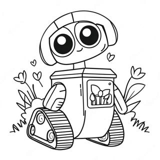 Wall E Cuki Wall E Viragokkal Színezők