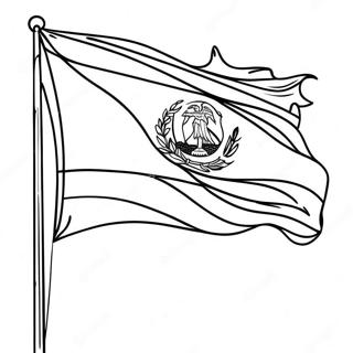 El Salvador El Salvador Flaga Színezők