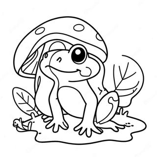 Bajos Gomba Beka Egy Levelen Ulve Szinezolap 124848-58939