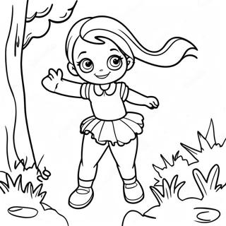 Daphne Egy Szorakoztato Kalandban Szinezolap 124874-58957