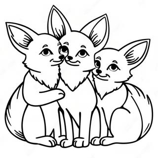 Fennec Roka Csalad Szinezolap 125026-59073