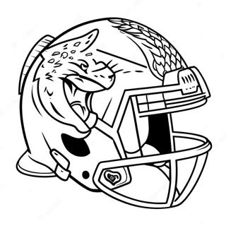 Jacksonville Jaguars Maszkot Szinezooldal 125488-59425