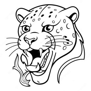 Jacksonville Jaguars Maszkot Szinezooldal 125488-59426