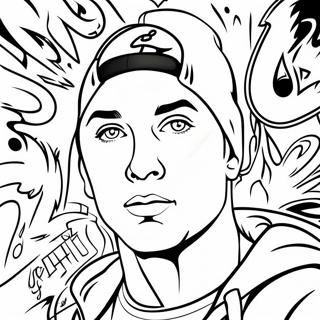 Eminem Graffiti Muveszet Szinezolap 125801 59677