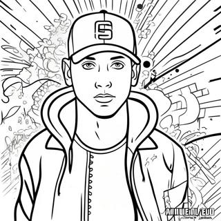 Eminem Graffiti Muveszet Szinezolap 125801 59679