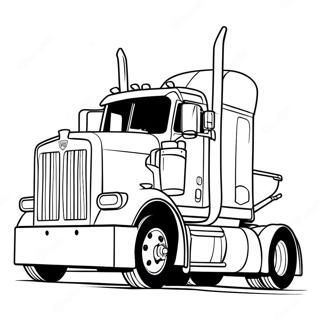 Peterbilt Teherauto Akcioban Szinezooldal 125929-59773