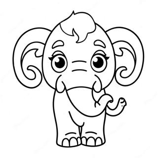 Cuki Gyapjas Mamut Szinezolap 126186-59968