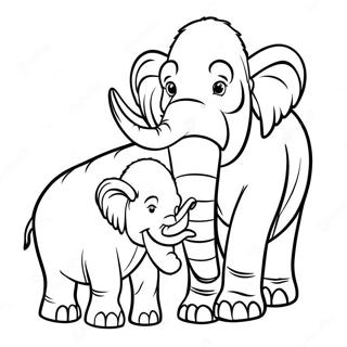 Gyapjas Mamut Csalad Szinezolap 126188 59976