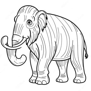 Realisztikus Gyapjas Mamut Szinezolap 126189 59979