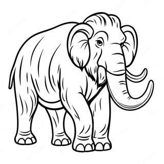 Realisztikus Gyapjas Mamut Szinezolap 126189 59980