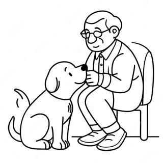 Gondoskodo Nagypapa Hazi Kedvenc Kutyaval Szinezolap 126266 60040