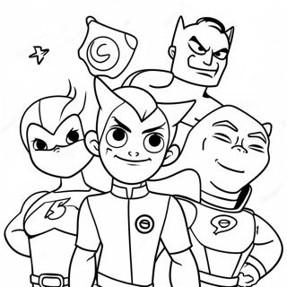 Szorny Fiu Szuperhos Baratokkal Szinezolap 126342 60094