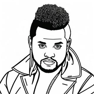 The Weeknd Szinezooldal 126468-60183