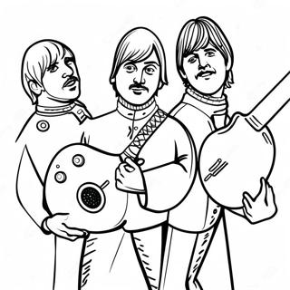 Beatles Színezők