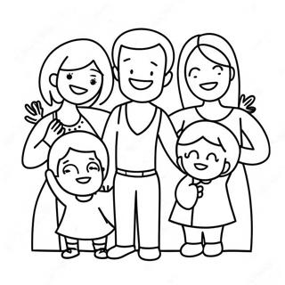 Boldog Csalad Egyutt Szinezolap 126780-60428