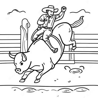 Izgalmas Bika Lovaglo Verseny Szinezolap 126885 60512