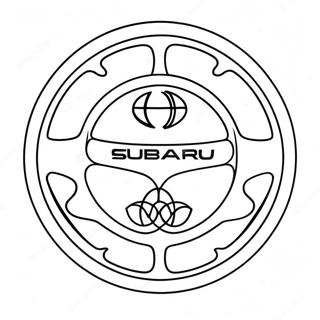 Subaru Logo Szinezolap 126985-60583