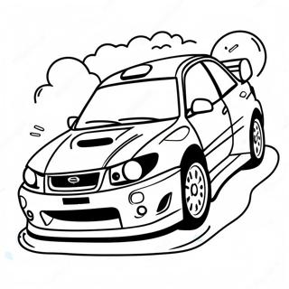 Subaru Impreza Rally Szinezolap 126989-60597