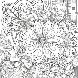 Bonyolult Viragmintak Szinezolap 127605-61195