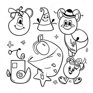 Vicces Disney Abece Szinezolap 128045 61547