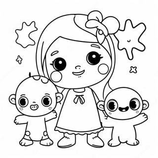 Cuki Ghouliana Baratokkal Szinezo Oldal 128247-61696