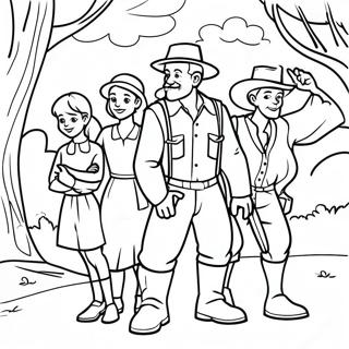 Kalandvagyo Pionir Csalad Szinezo Oldal 128299-61736