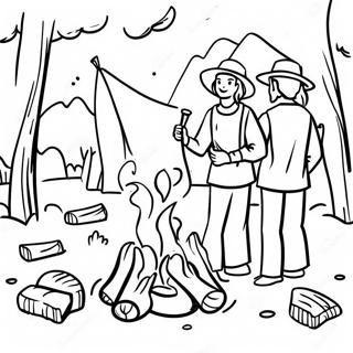 Pionir Tuzrakohely Jelenet Szinezolap 128302-61745