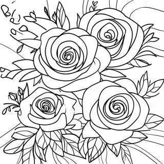 Gyonyoru Rozsacsokor Szinezolap 12833-2272