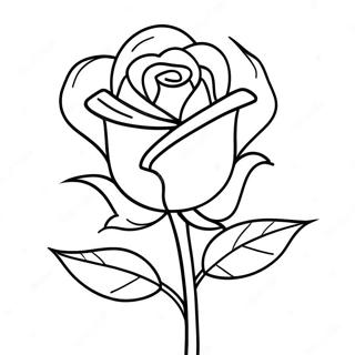 Egy Elegans Rozsa Szinezolap 12834-2811