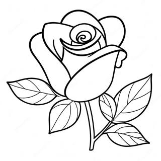 Egy Elegans Rozsa Szinezolap 12834-2812