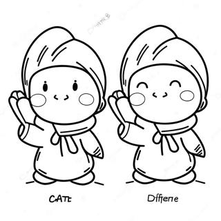 Kihivo Kulonbsegkereso Szinezolap 128377-61799