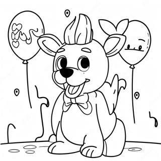 Chica Fnaf – Chica Fnaf Balonokkal Színezők