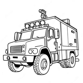 Swat Teherauto Akcioban Szinezo Oldal 128870 62183