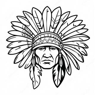 Oslakos Amerikai Fejdisz Szinezo Oldal 128894-62194
