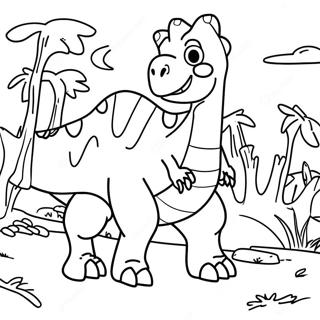 Dino Farm Kaland Szinezooldal Színezők