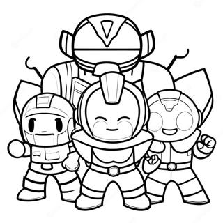 Miniforce Karakterek Szinezolap 129202 62448