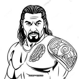 Roman Reigns Akcioban Szinezolap 129428-62614