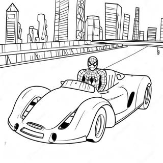 Pokember Versenyautoval Szinezolap 129483-62666