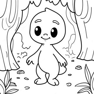 Casper Egy Kiserteties Erdoben Szinezolap 129868 62964