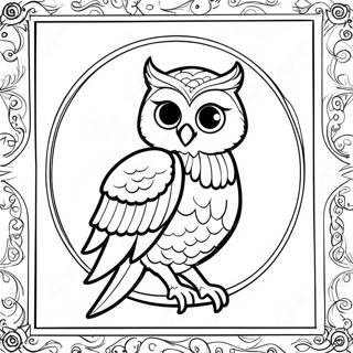 Elegans Ravenclaw Baglyos Szinezolap 130074-63125