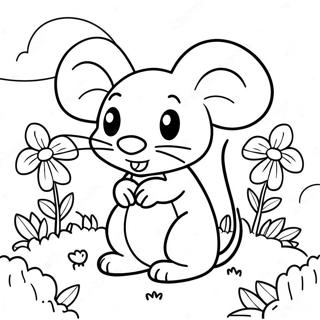 Jatekos Eger Egy Viragoskertben Szinezolap 130507-63457