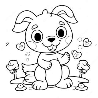 Boldog Bonnie Baratokkal Jatszik Szinezo 130585-63520