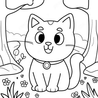 Termeszet Macska Szines Erdoben Szinezo 130688-63595