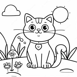 Termeszet Macska Egy Vilagos Kek Eg Alatt Felnagyito Oldal 130691-63608