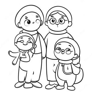 Boldog Canticos Csalad Szinezolap 130819 63705