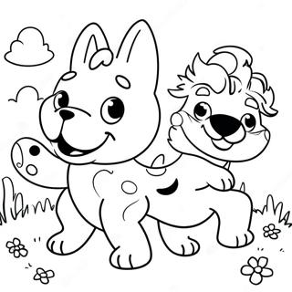 Boldog Go Dog Go Baratok Szinezooldal 130845-63727