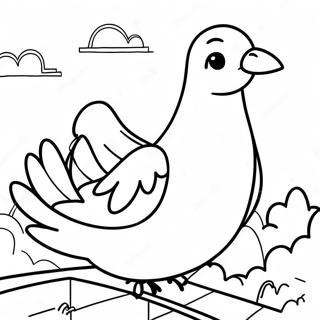 Kalandvagyo Galamb Egy Hullamvasuton Szinezooldal 130895-63760