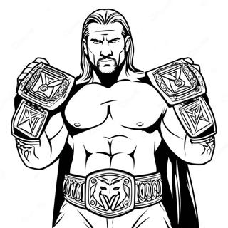 Triple H Ket Ovet Tart Szinezo Oldala 130974 63824